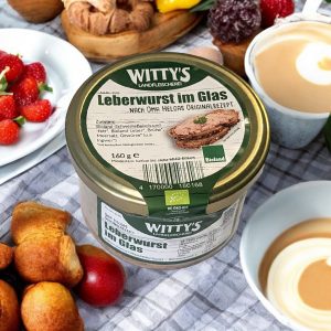 Bioland-Leberwurst im Glas