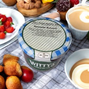 Hausmacher Blutwurst im Glas