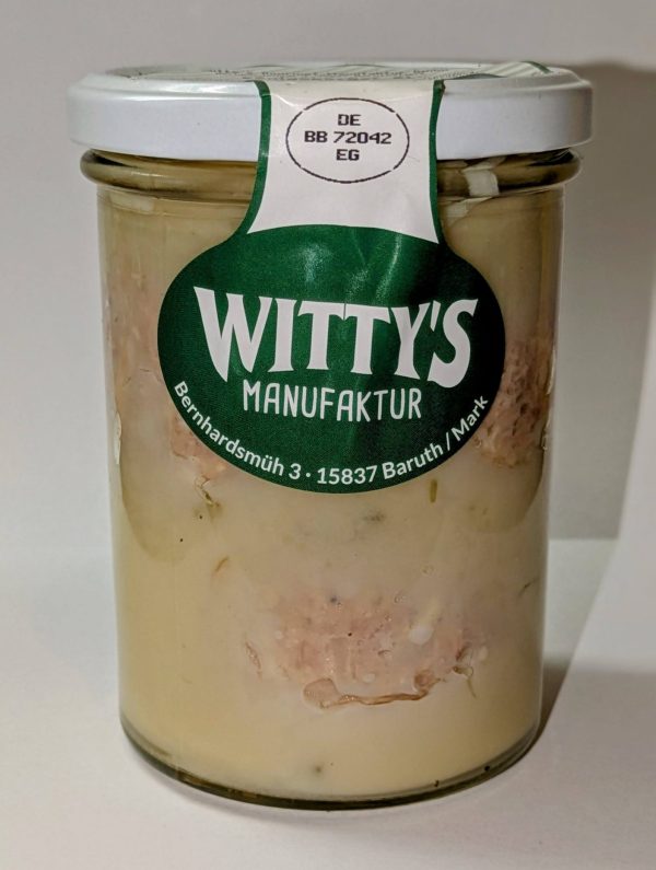 Königsberger Klopse in Sauce im Glas
