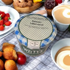 Konsum-Leberwurst im Glas