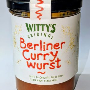Bio-Currywurst im Glas