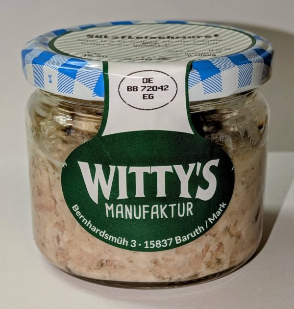 Sülzfleischwurst im Glas