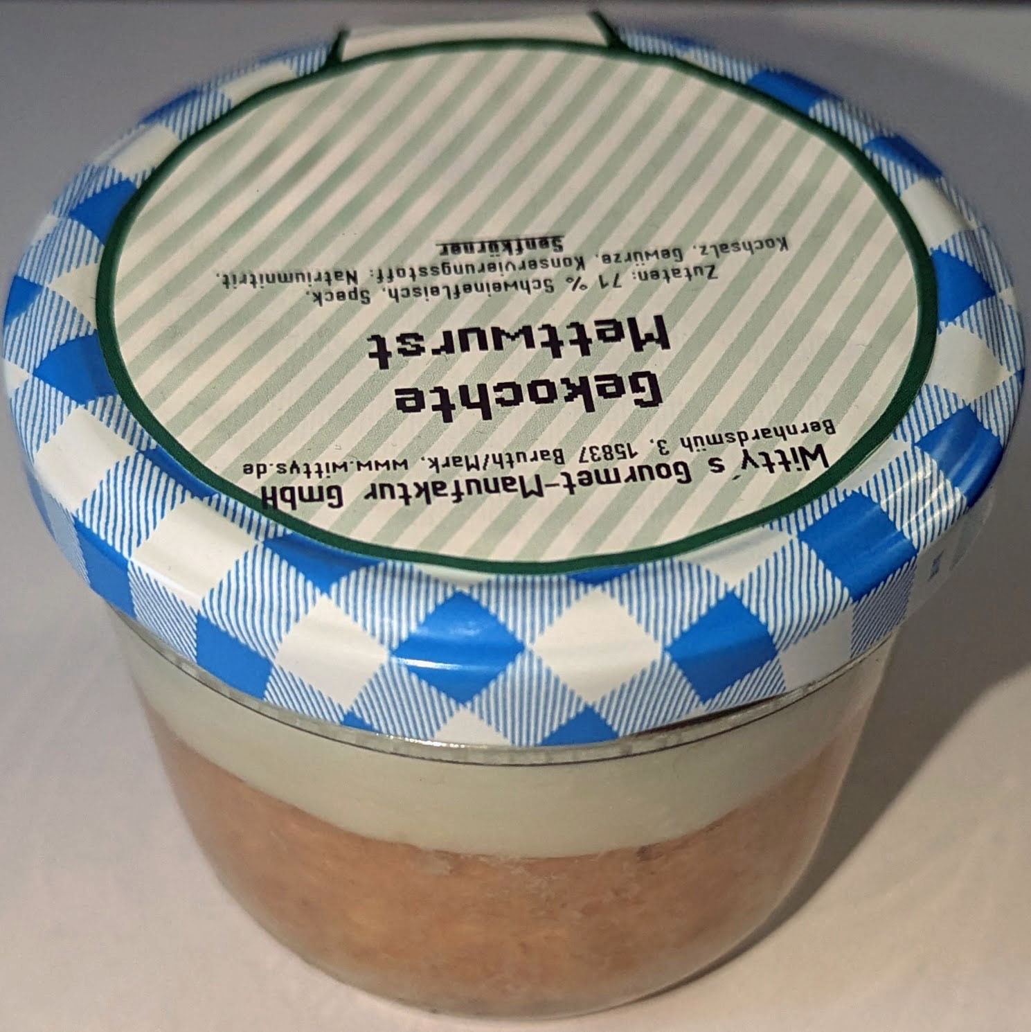 Gekochte Mettwurst im Glas – Bild 2